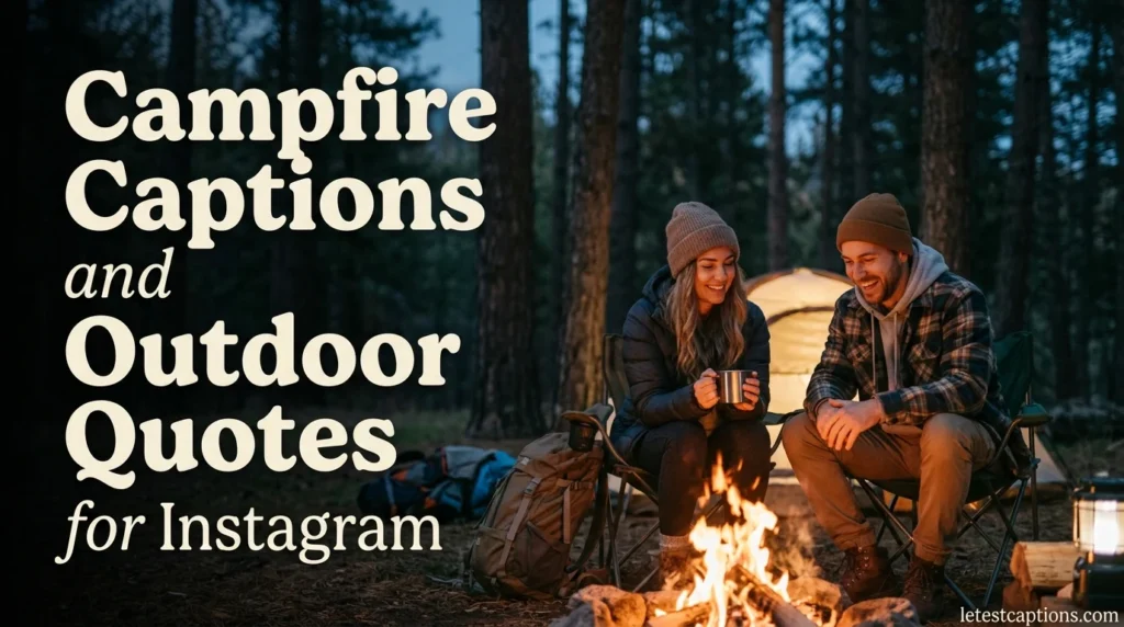 Campfire Captions and Outdoor Quotes for Instagram