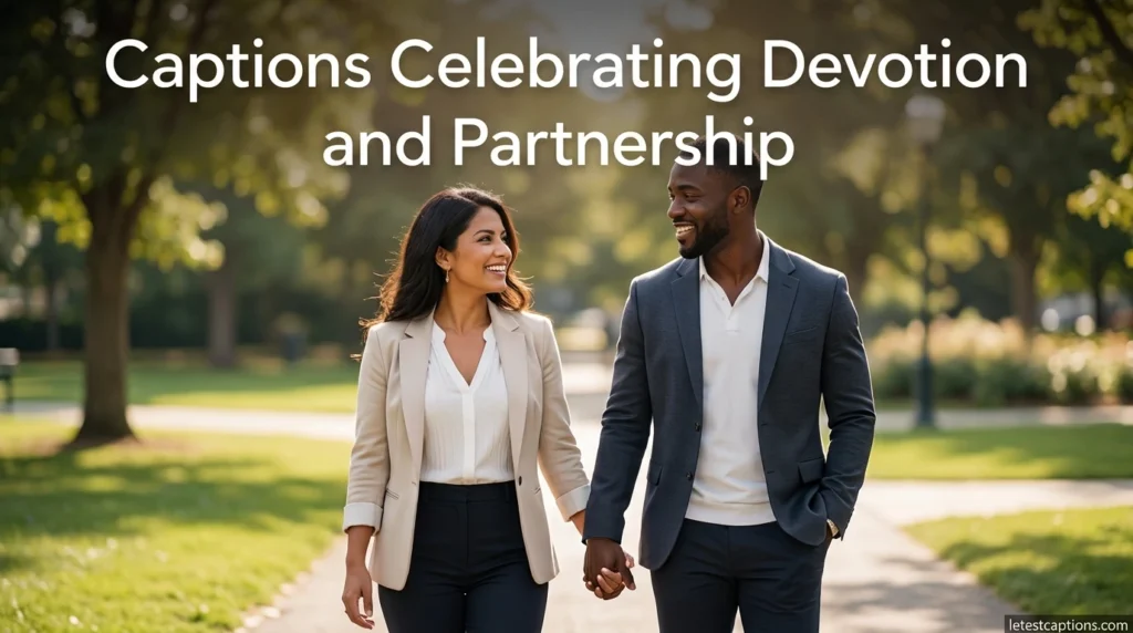 Captions Celebrating Devotion and Partnership