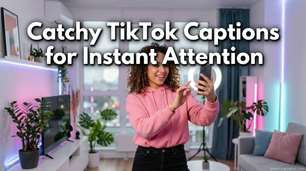 Catchy TikTok Captions for Instant Attention