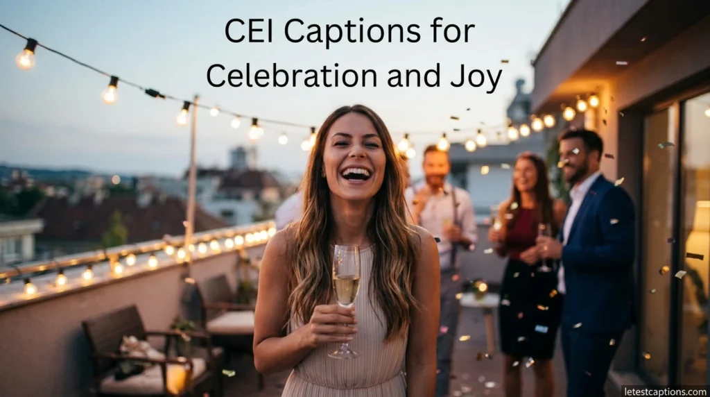 CEI Captions for Celebration and Joy