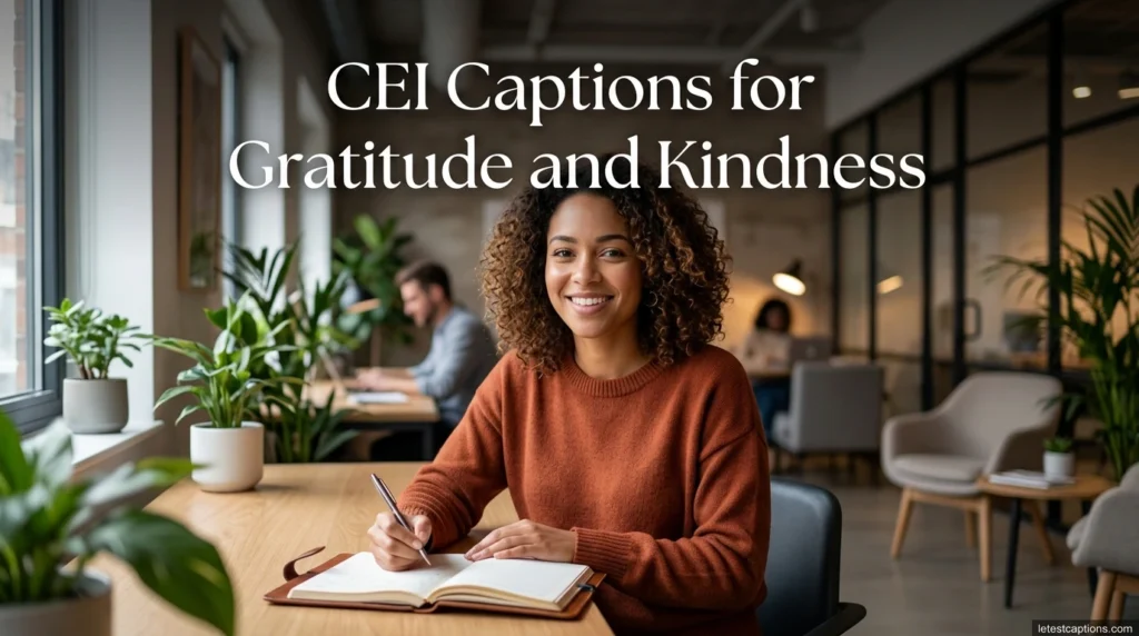 CEI Captions for Gratitude and Kindness