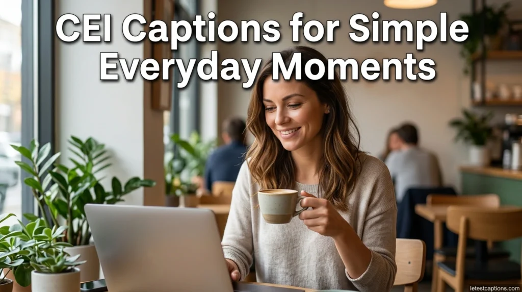 CEI Captions for Simple Everyday Moments