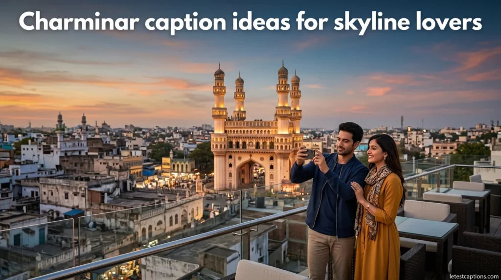 Charminar caption ideas for skyline lovers