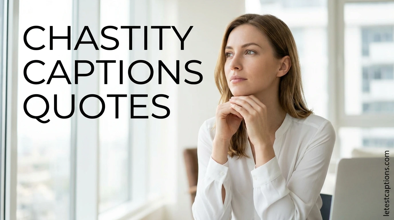 Chastity Captions Quotes