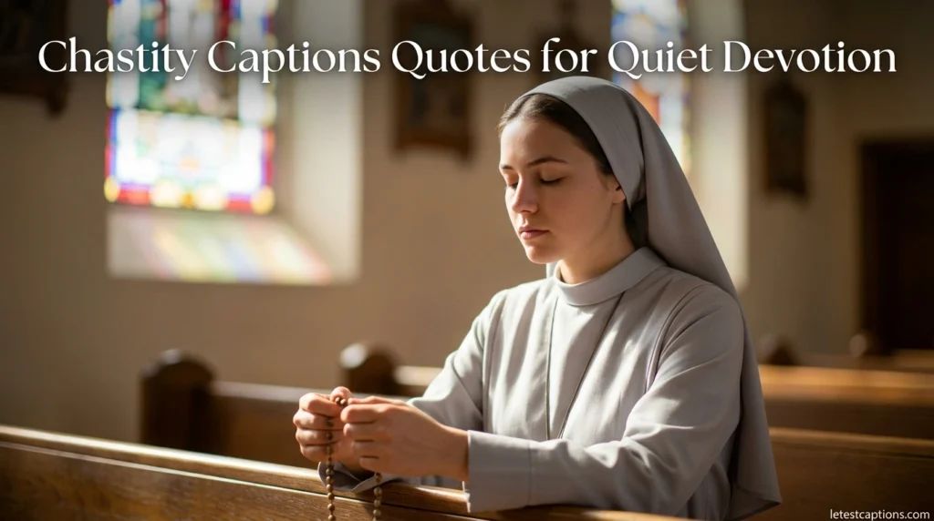 Chastity Captions Quotes for Quiet Devotion