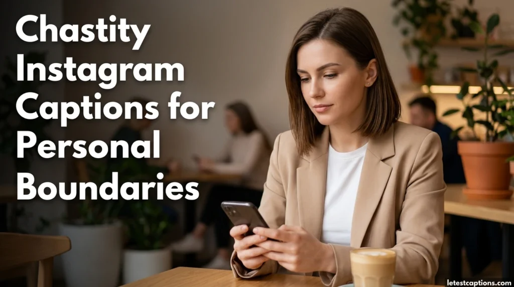 Chastity Instagram Captions for Personal Boundaries