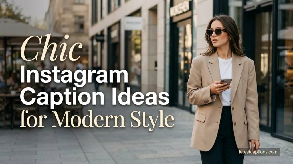 Chic Instagram Caption Ideas for Modern Style