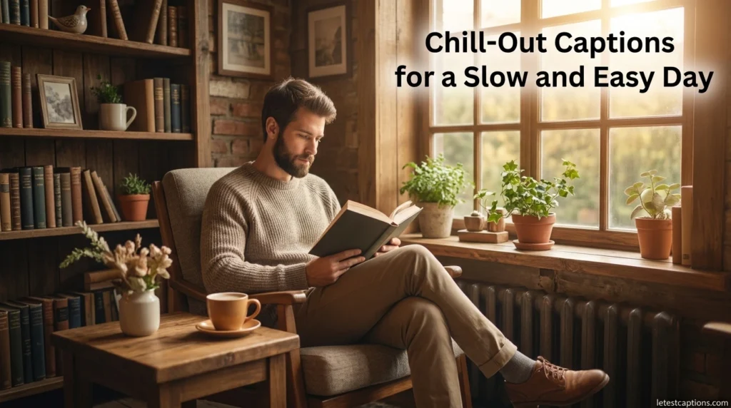 Chill-Out Captions for a Slow and Easy Day