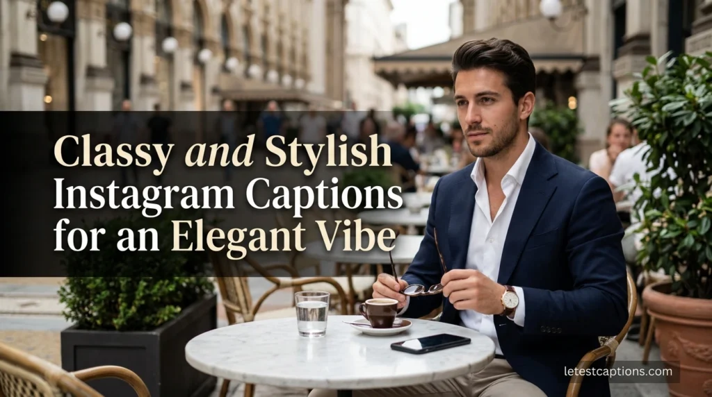 Classy and Stylish Instagram Captions for an Elegant Vibe