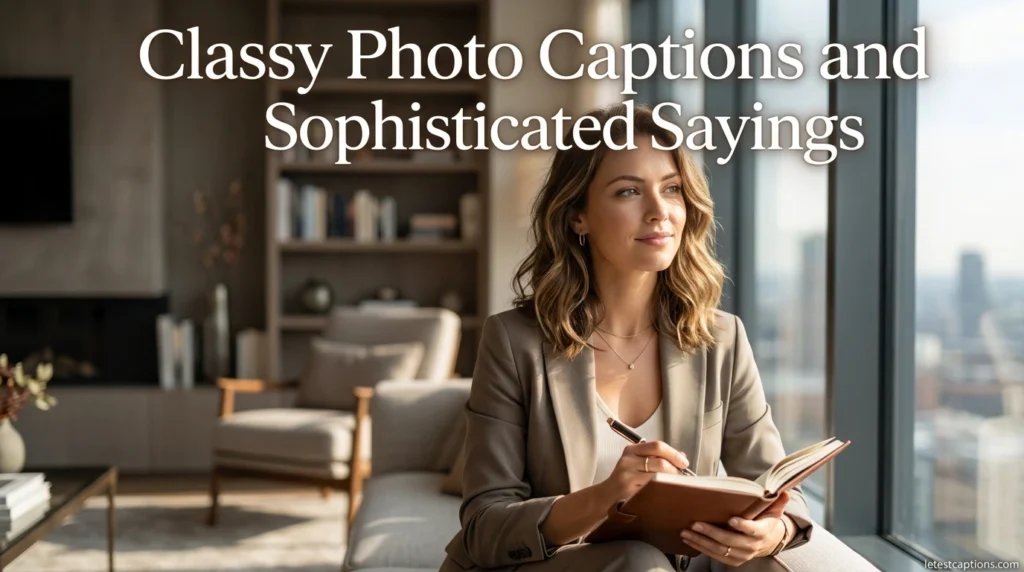 Classy Photo Captions and Sophisticated Sayings