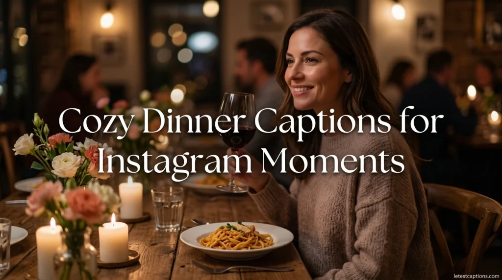 Cozy Dinner Captions for Instagram Moments