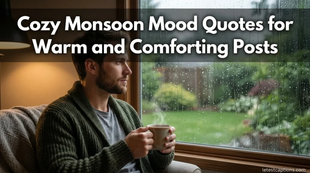 Cozy Monsoon Mood Quotes for Warm and Comforting Posts