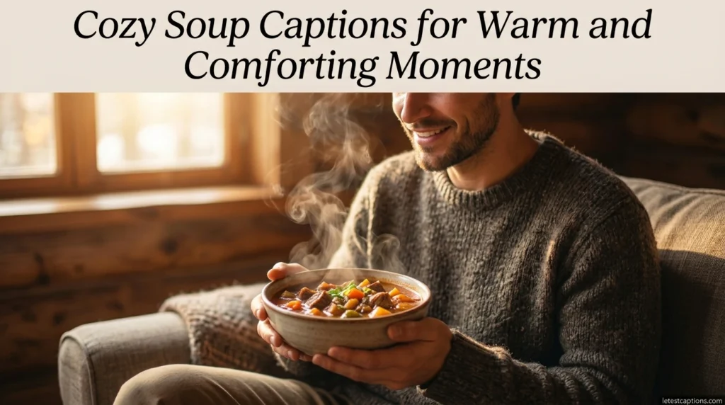 Cozy Soup Captions for Warm and Comforting Moments
