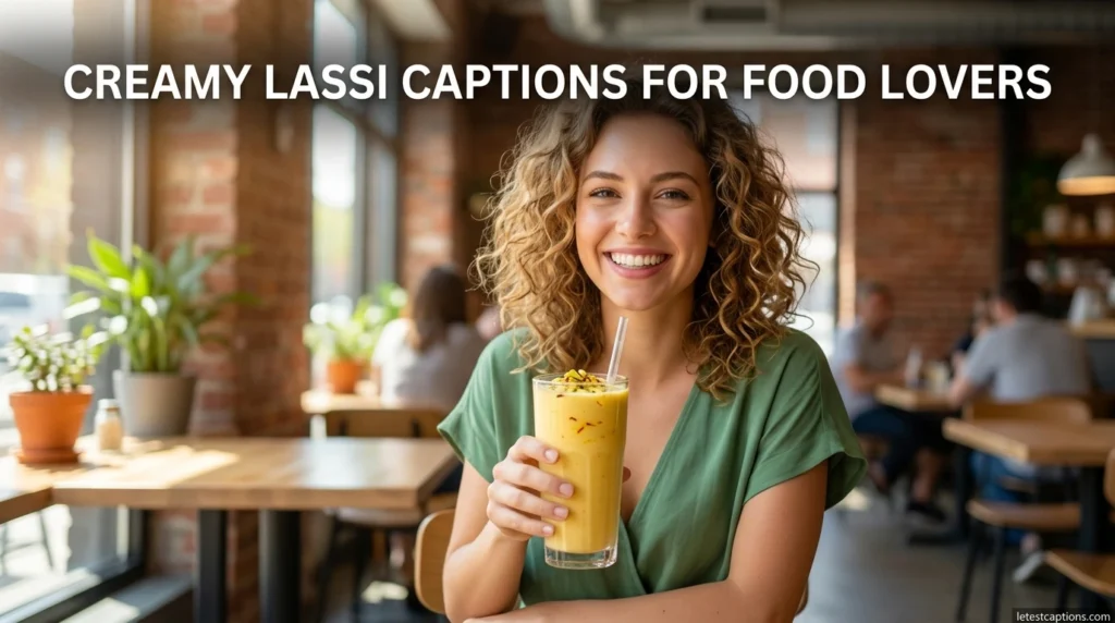 Creamy Lassi Captions for Food Lovers