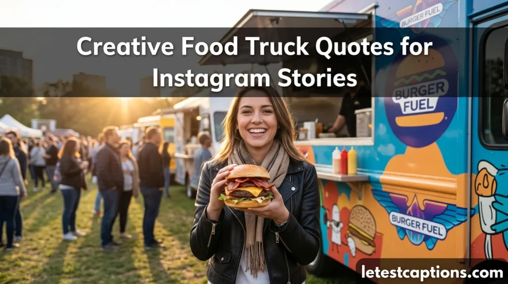 Creative Food Truck Quotes for Instagram Stories