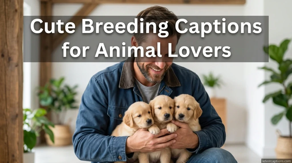 Cute Breeding Captions for Animal Lovers