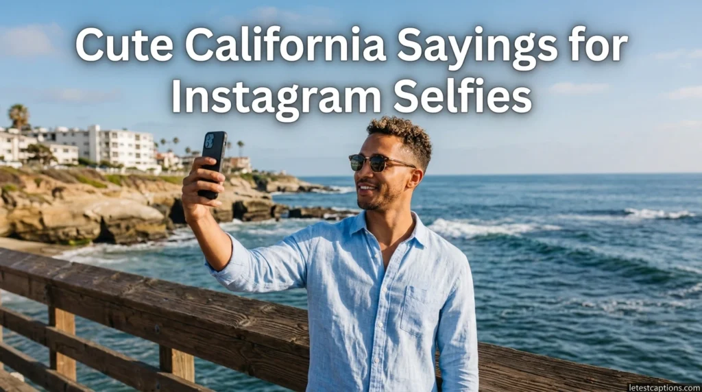 Cute California Sayings for Instagram Selfies
