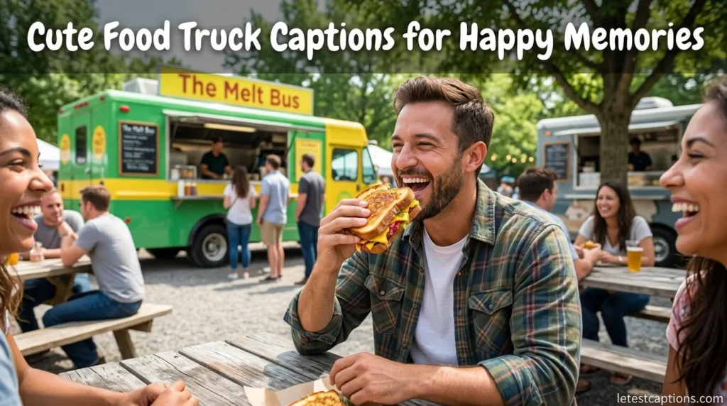 Cute Food Truck Captions for Happy Memories