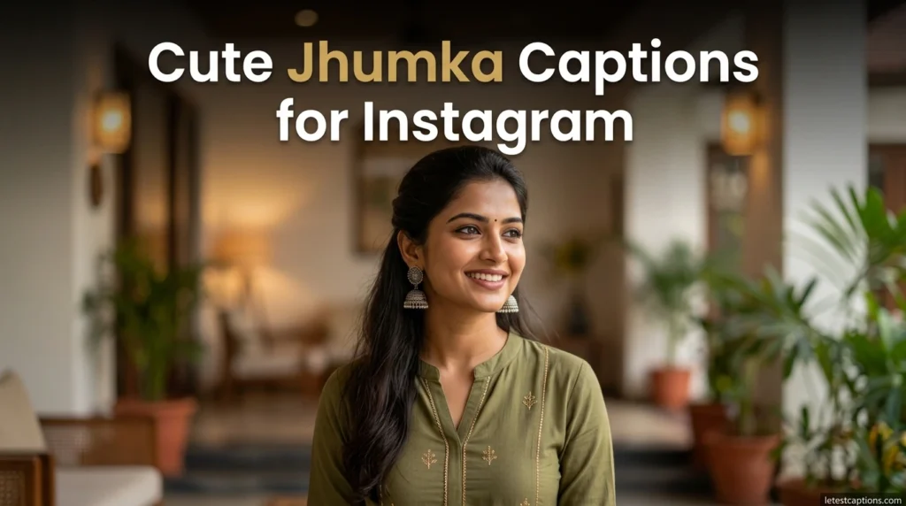 Cute Jhumka Captions for Instagram