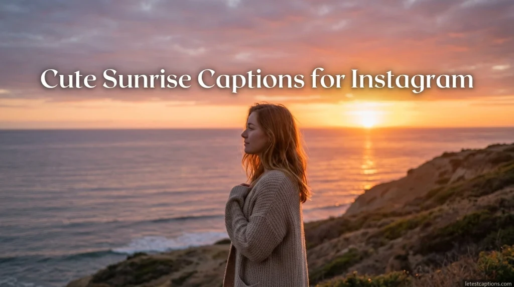 Cute Sunrise Captions for Instagram
