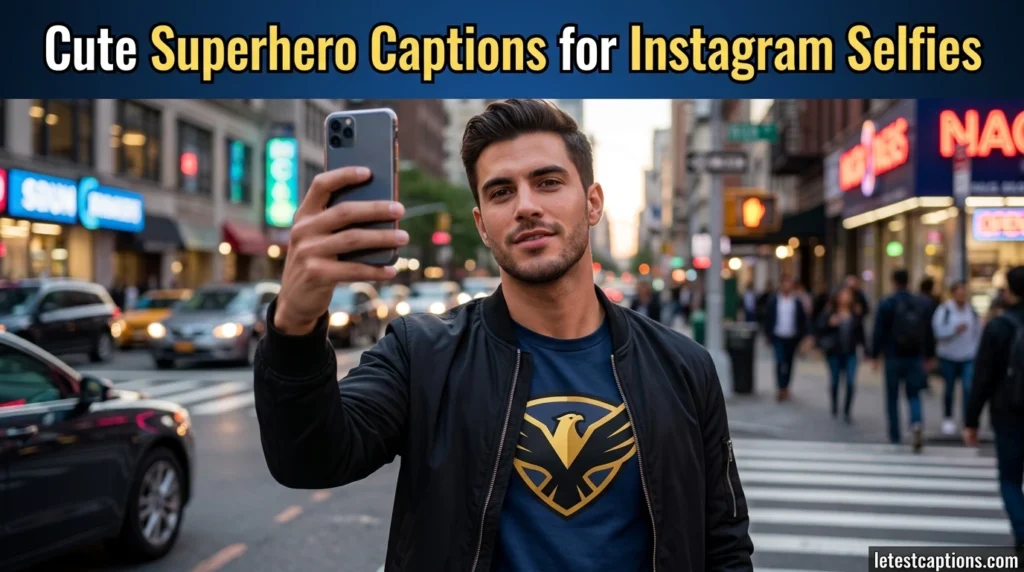 Cute Superhero Captions for Instagram Selfies