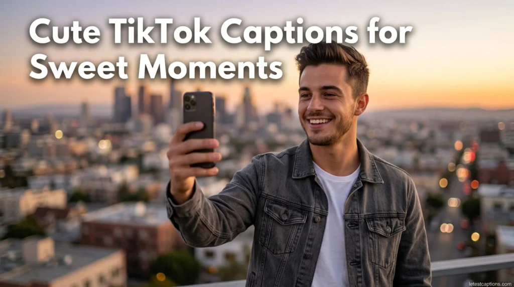 Cute TikTok Captions for Sweet Moments