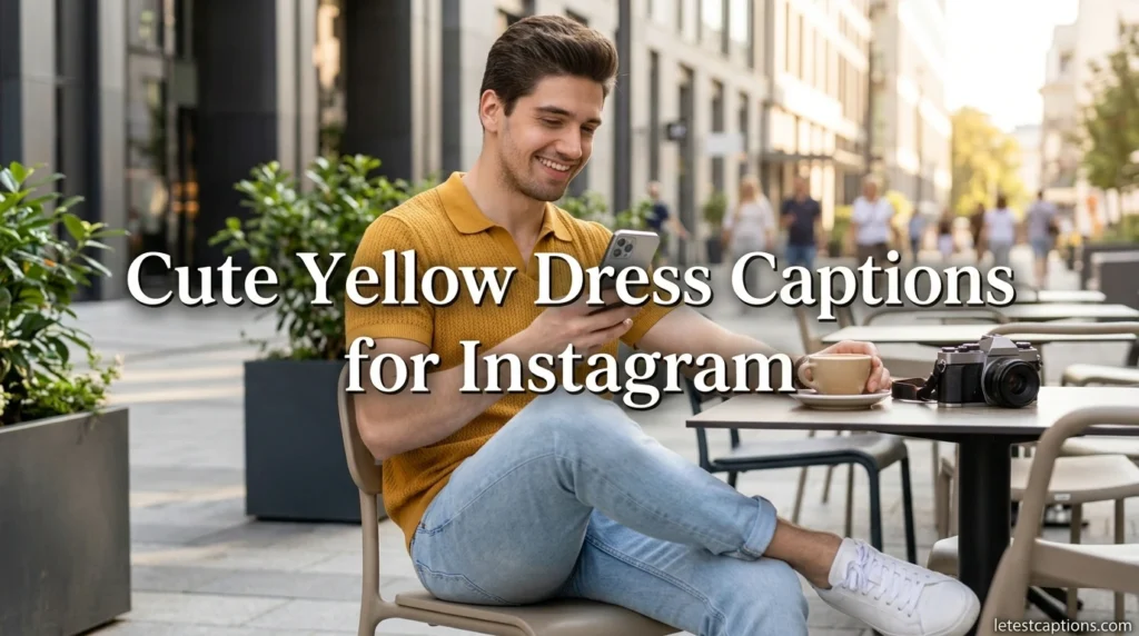 Cute Yellow Dress Captions for Instagram