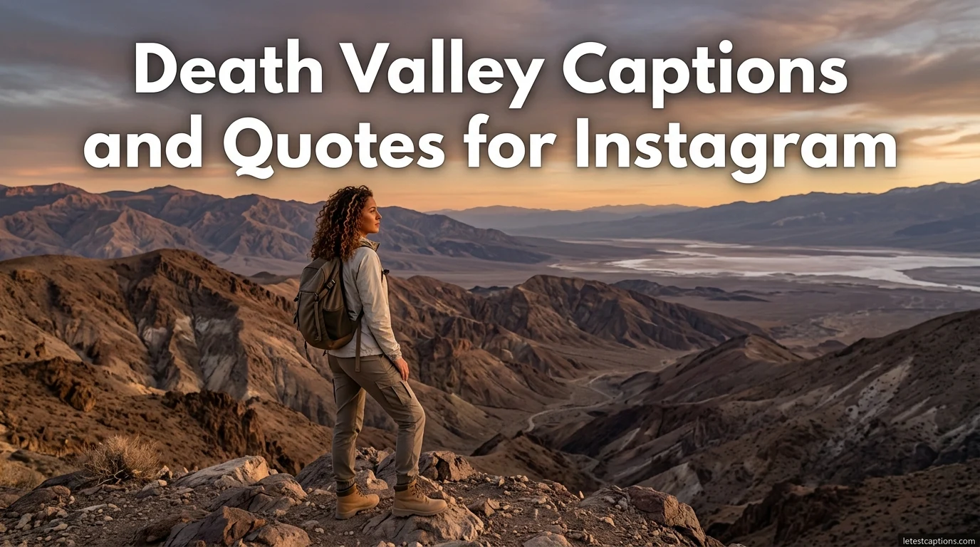 Death Valley Captions and Quotes for Instagram
