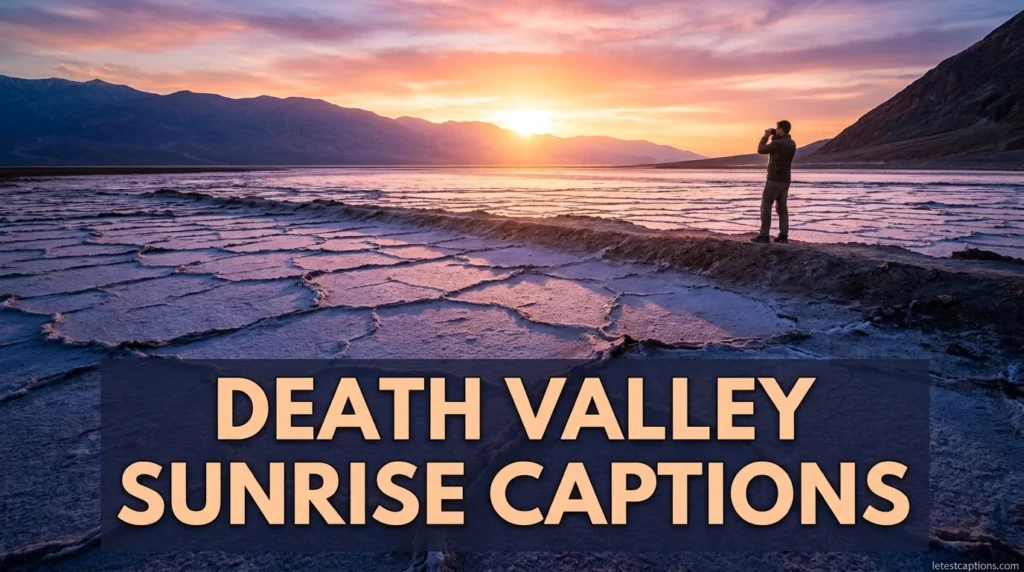Death Valley Sunrise Captions