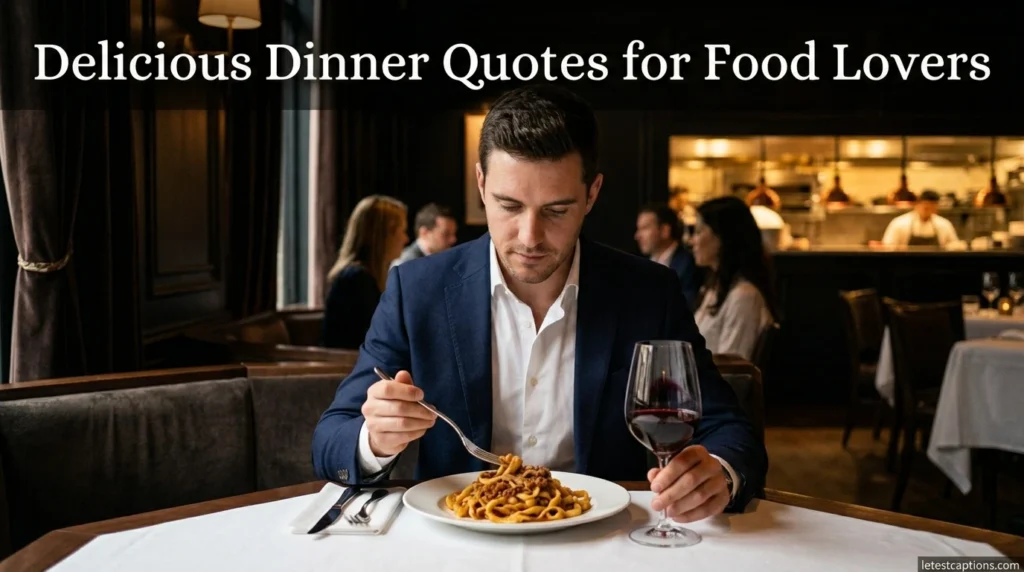 Delicious Dinner Quotes for Food Lovers