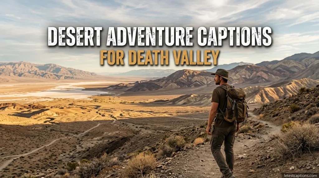 Desert Adventure Captions for Death Valley