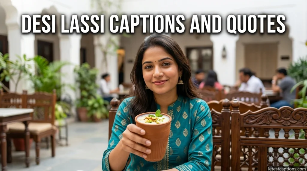 Desi Lassi Captions and Quotes