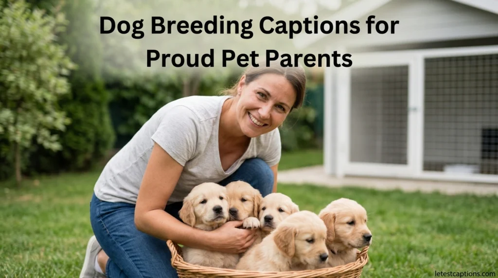 Dog Breeding Captions for Proud Pet Parents