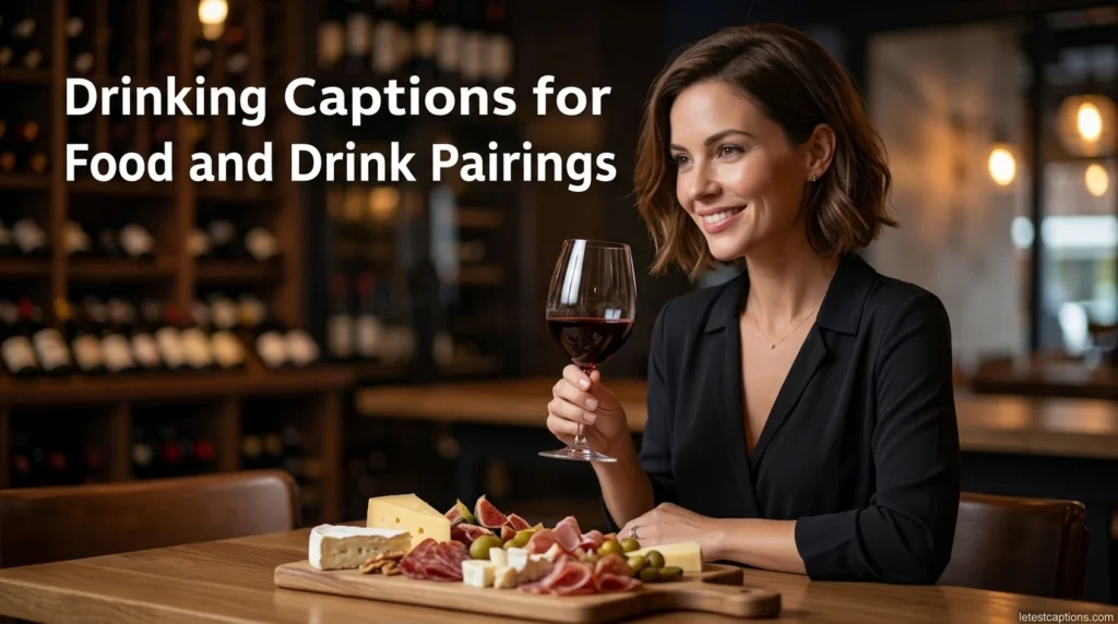 Drinking Captions for Food and Drink Pairings