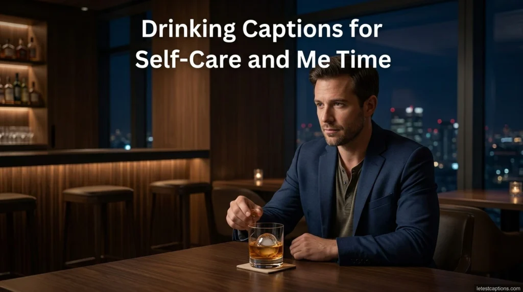 Drinking Captions for Self-Care and Me Time