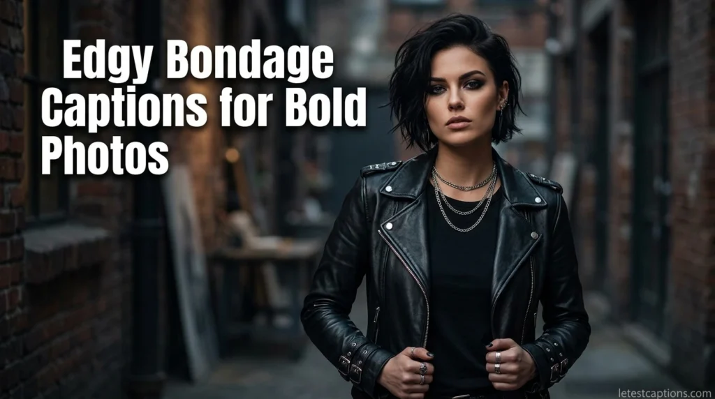 Edgy Bondage Captions for Bold Photos
