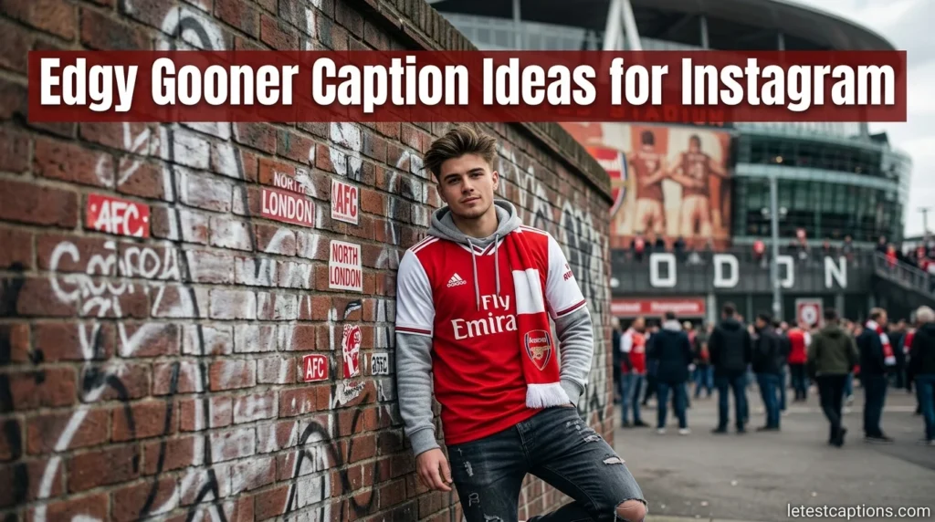 Edgy Gooner Caption Ideas for Instagram