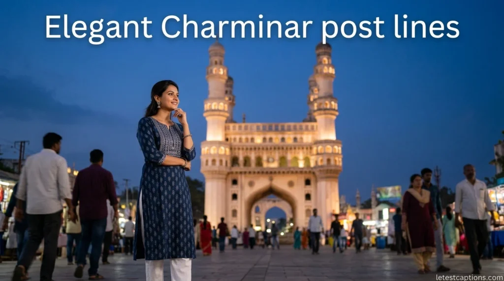 Elegant Charminar post lines