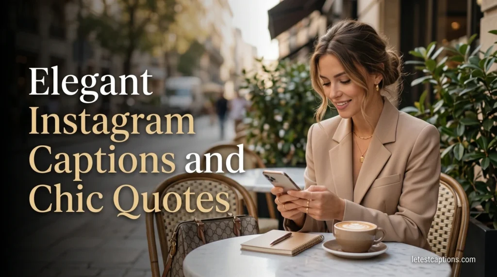 Elegant Instagram Captions and Chic Quotes
