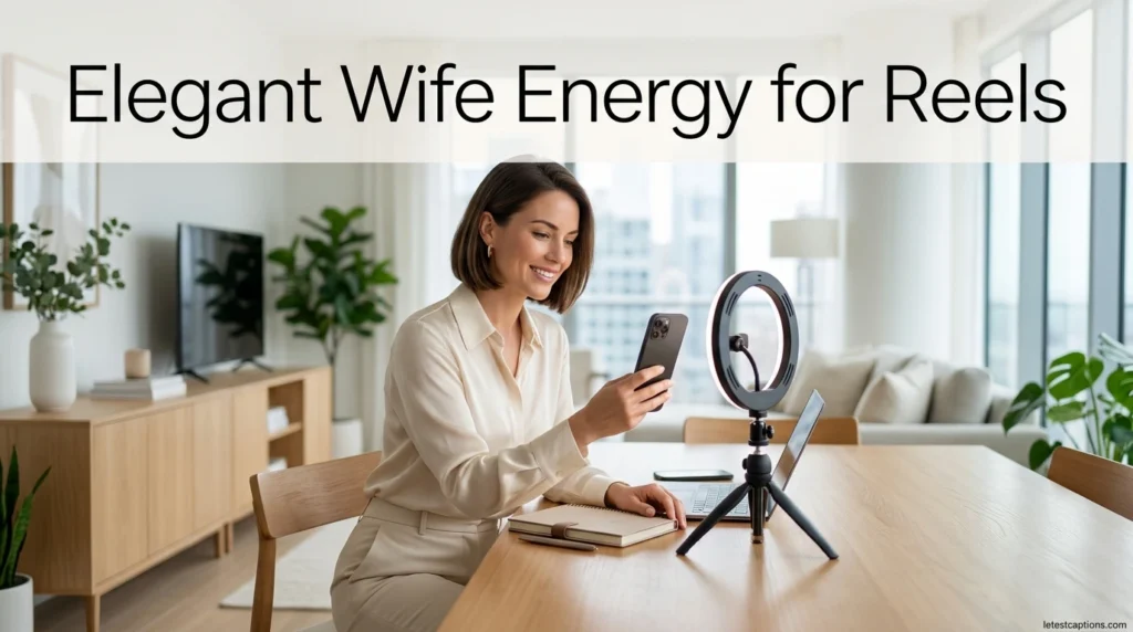 Elegant Wife Energy for Reels