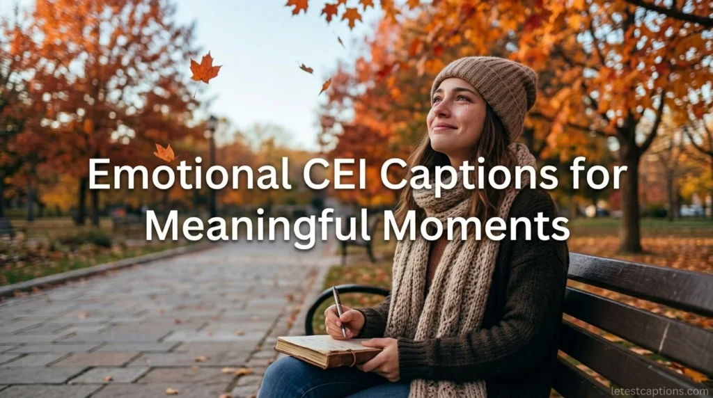 Emotional CEI Captions for Meaningful Moments