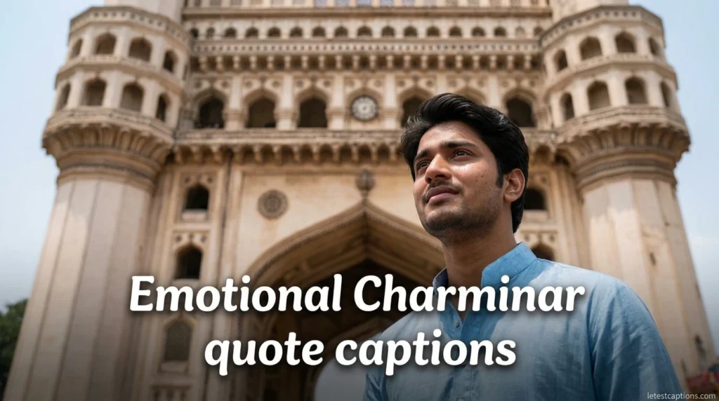 Emotional Charminar quote captions