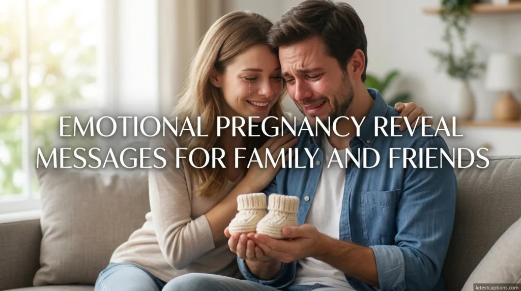 Emotional Pregnancy Reveal Messages for Family and Friends
