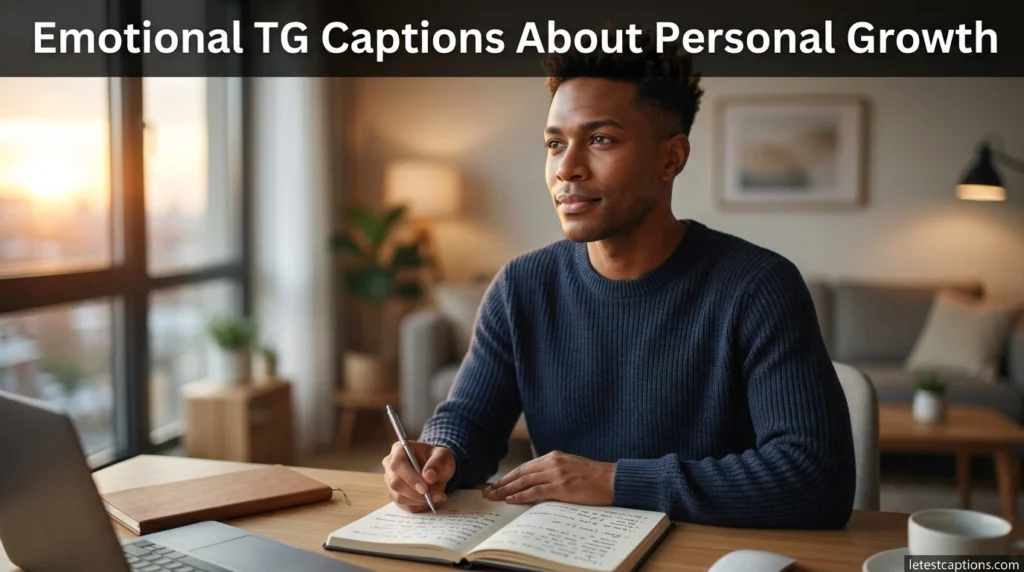 Emotional TG Captions About Personal Growth