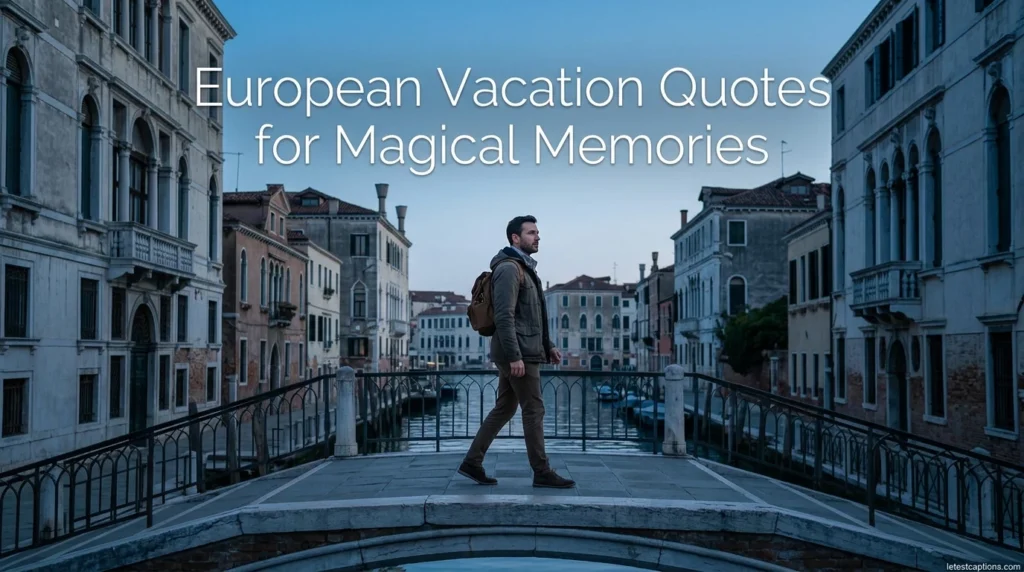 European Vacation Quotes for Magical Memories