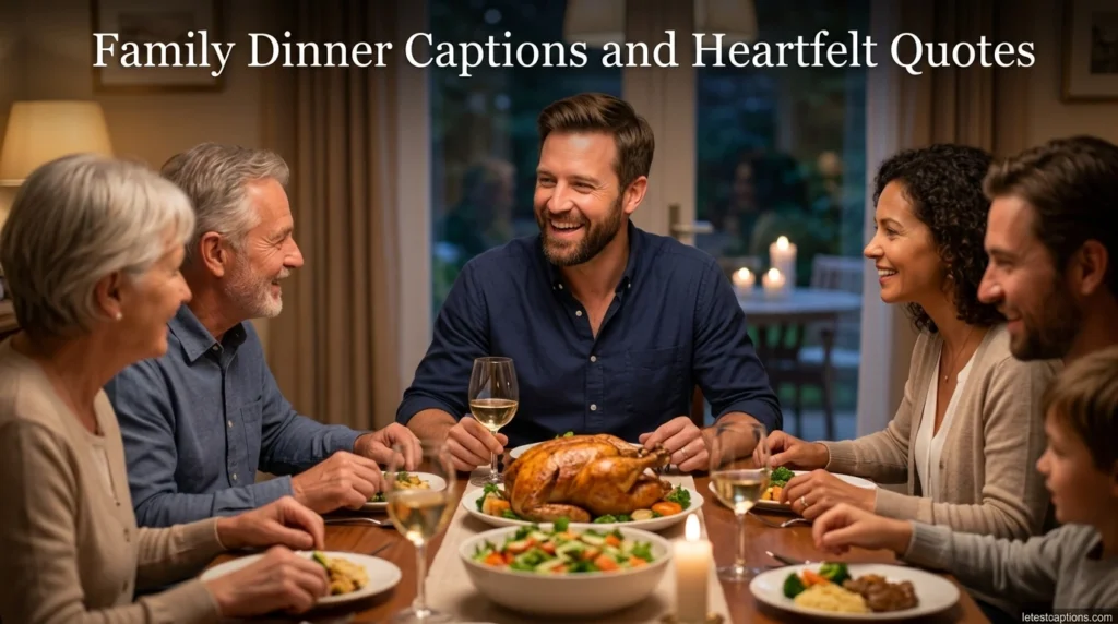 Family Dinner Captions and Heartfelt Quotes
