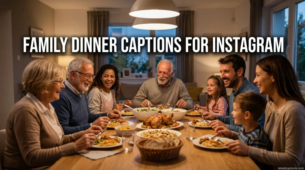 Family Dinner Captions for Instagram
