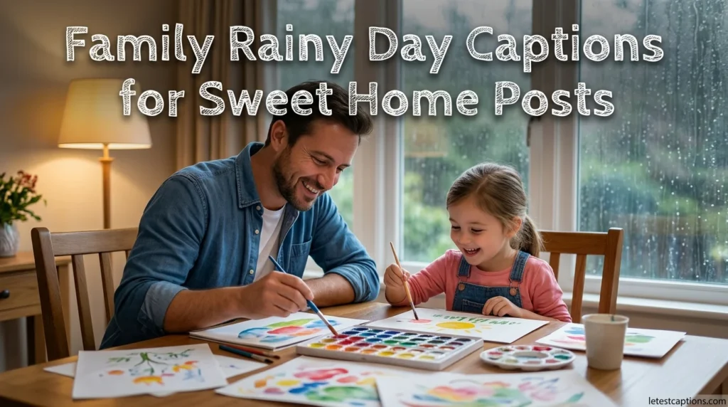 Family Rainy Day Captions for Sweet Home Posts