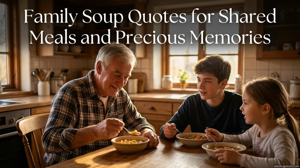 Family Soup Quotes for Shared Meals and Precious Memories