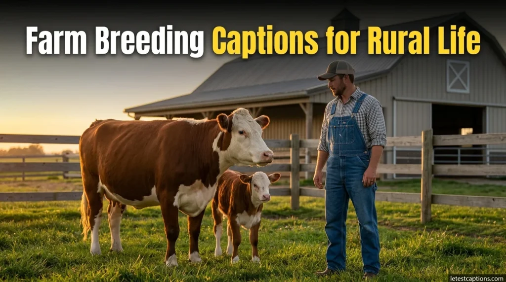 Farm Breeding Captions for Rural Life